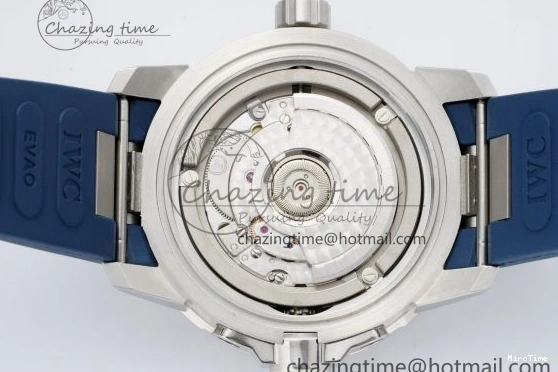 MIROTIME 0106 WellDesigned Aquatimer Automatic SS RSF 1:1 Best Edition Blue Dial on Blue Rubber Strap A 7057